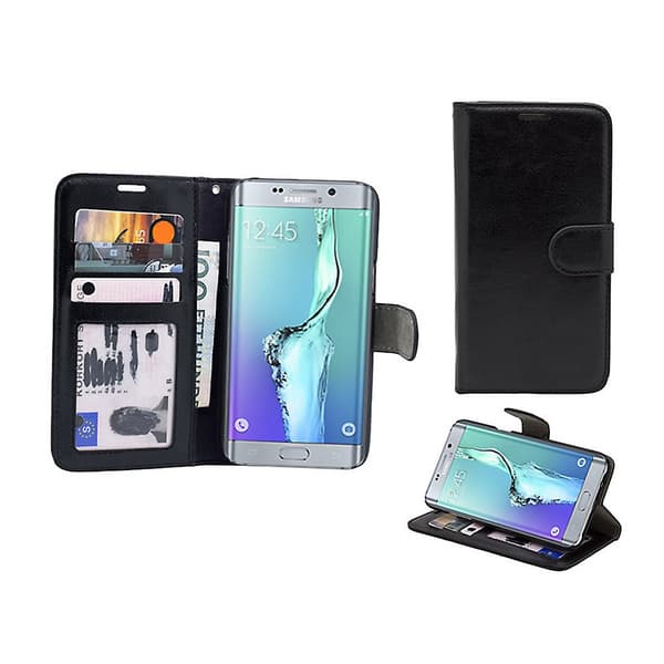 Samsung Galaxy S6 Edge Plus - PU Leather Wallet Case