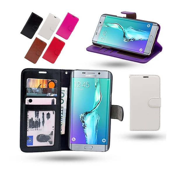 Samsung Galaxy S6 Edge Plus - PU Leather Wallet Case