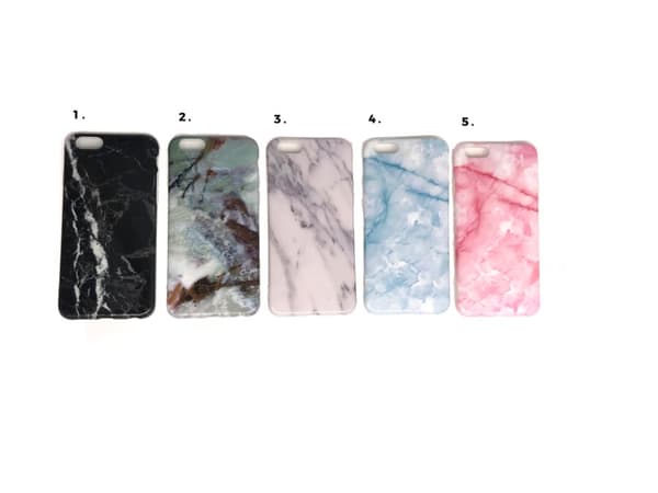 Marmorskal Blankt iPhone 6/6S Blå
