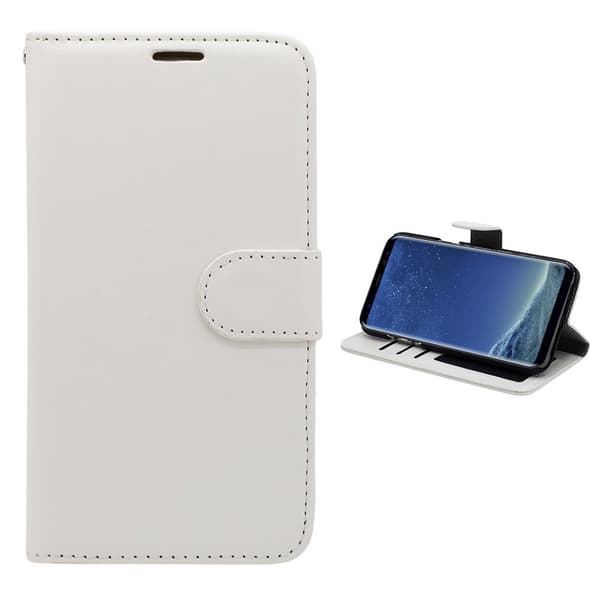 Samsung Galaxy S8 - Leather Case/Wallet + Touch Pen
