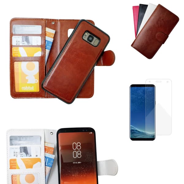 Protect your Galaxy S8 - Leather Cases! White