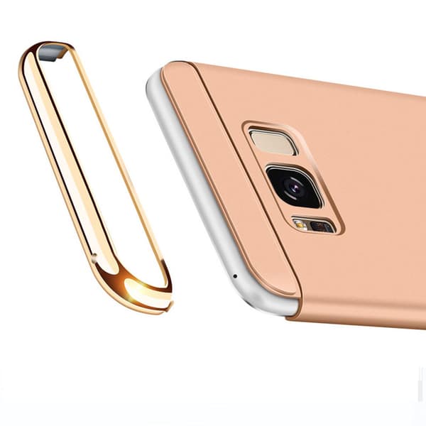 Design skal 3 i 1 guldkant till Samsung Galaxy S8 PLUS