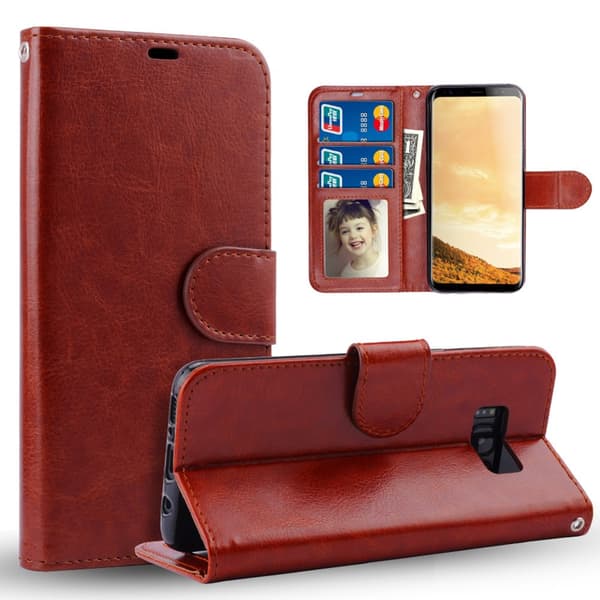Skydda din Note 8 - Läderfodral & Plånbok!