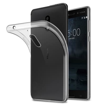 Silikone cover transparent Nokia 8 (TA-1004)