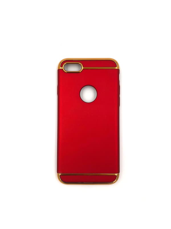 Design skal 3 i 1 guldkant till iPhone 8