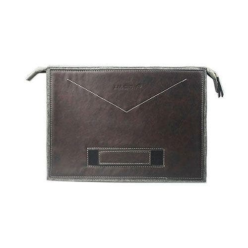 J.M.SHOW sleeve med lynlås Størrelse: 34 x 24cm - Mørkelilla