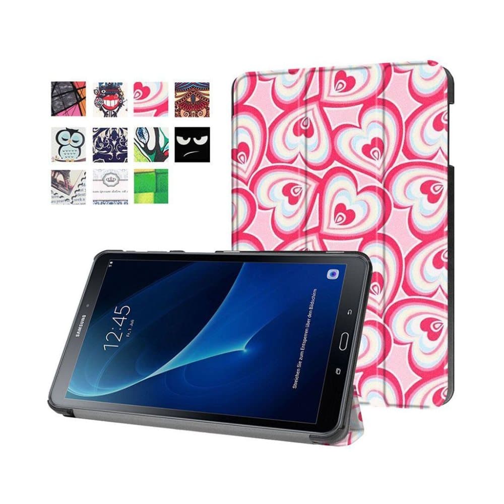 Läderfodral för Samsung Galaxy Tab A 10.1 (2016) - Flera Hjä