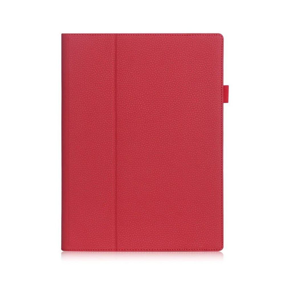 Edwardson flip-etui i læder til Lenovo Miix 700/Miix 4 - Rød