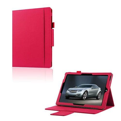 Amdrup Microsoft Surface 3 Nahka Kääntökotelo - Tumma Pinkki