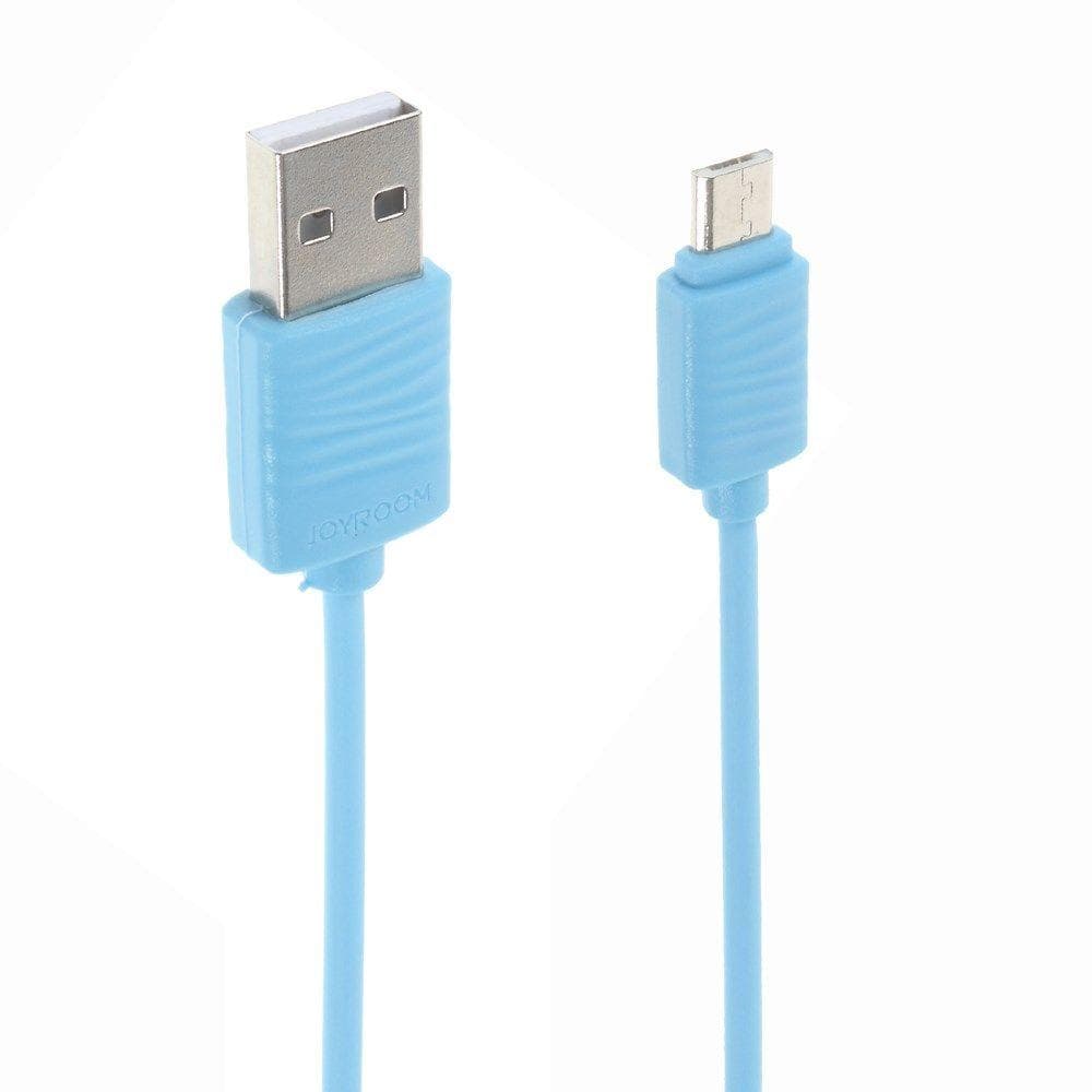JOYROOM JR-S118 1.0m MicroUSB opladekabel - Blå