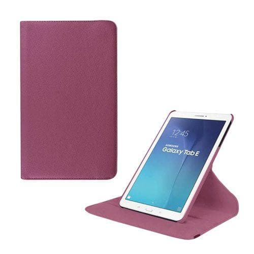 Jessen Samsung Galaxy Tab E 9.6 Roterande Läderfodral med St