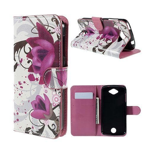 Moberg Acer Liquid Z530 læder-etui med kortholder - Lilla bl