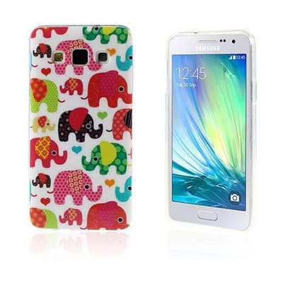 Westergaard Samsung Galaxy A3 Cover - Farverige Elefanter