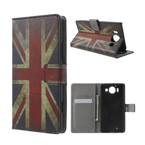 Mobergmicrosoft Lumia 950 Nahkakotelo - Vanhanaikainen Brita