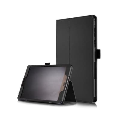 Amdrup ASUS Zenpad 3S 10 Litsi Pintainen Nahkakotelo - Musta