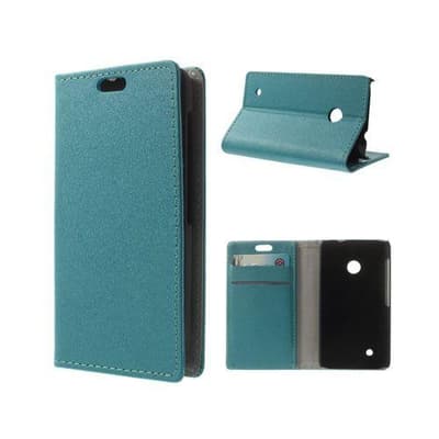 Heiberg (Baby Blå) Nokia Lumia 530 Læder Flip Etui