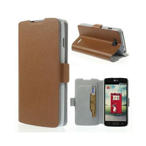 Bellman (Brun) LG L90 Ægte Læder Flip Etui