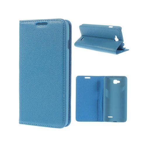 Lindgren (Blå) LG L90 Ægte Læder Flip Etui