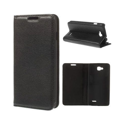 Lindgren (Sort) LG L90 Ægte Læder Flip Etui