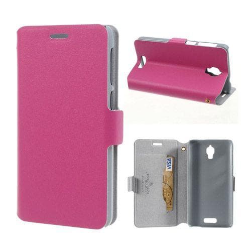 Ambassador (Pink) Lenovo S660 Ægte Læder Flip Etui