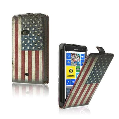 Festival (Stars & Stripes) Nokia Lumia 625 Læder Flip Etui