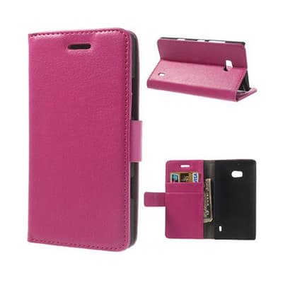 Wall Street (Pink) Nokia Lumia 929 Læder Flip Etui
