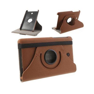 360Degree (Ruskea) ASUS Fonepad 7 (2013) Nahkakotelo