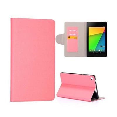 Simple (Pinkki) Google Nexus 7 II Nahkakotelo