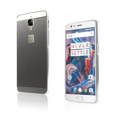 Absalon slide-on metalcover til OnePlus 3 - Sølv