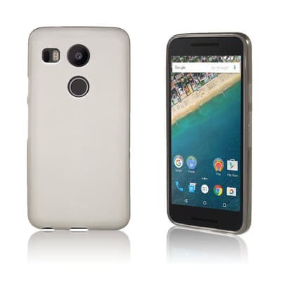 Wulff Google Nexus 5X Matta Joustava Muovikuori - Harmaa