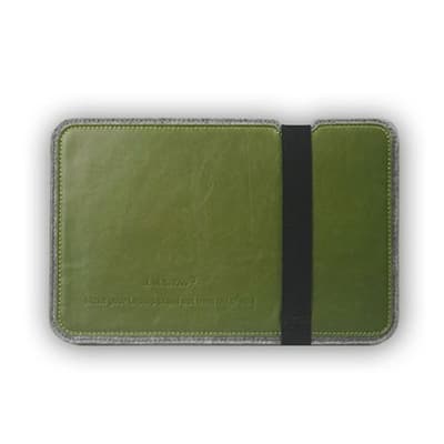 J.M.SHOW Crazy Horse PU-läder Ullfilt Fodral Storlek: 33 x 2