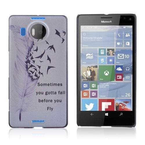 Westergaard Microsoft Lumia 950 XL Skal - Citat och Fjäder