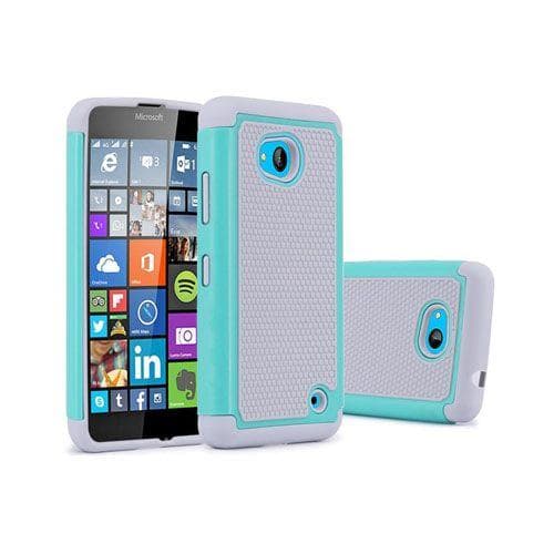 Football Grain Microsoft Lumia 640 Cover - Ljusblå