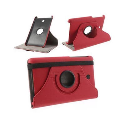 360Degree (Punainen) ASUS Fonepad 7 (2013) Nahkakotelo