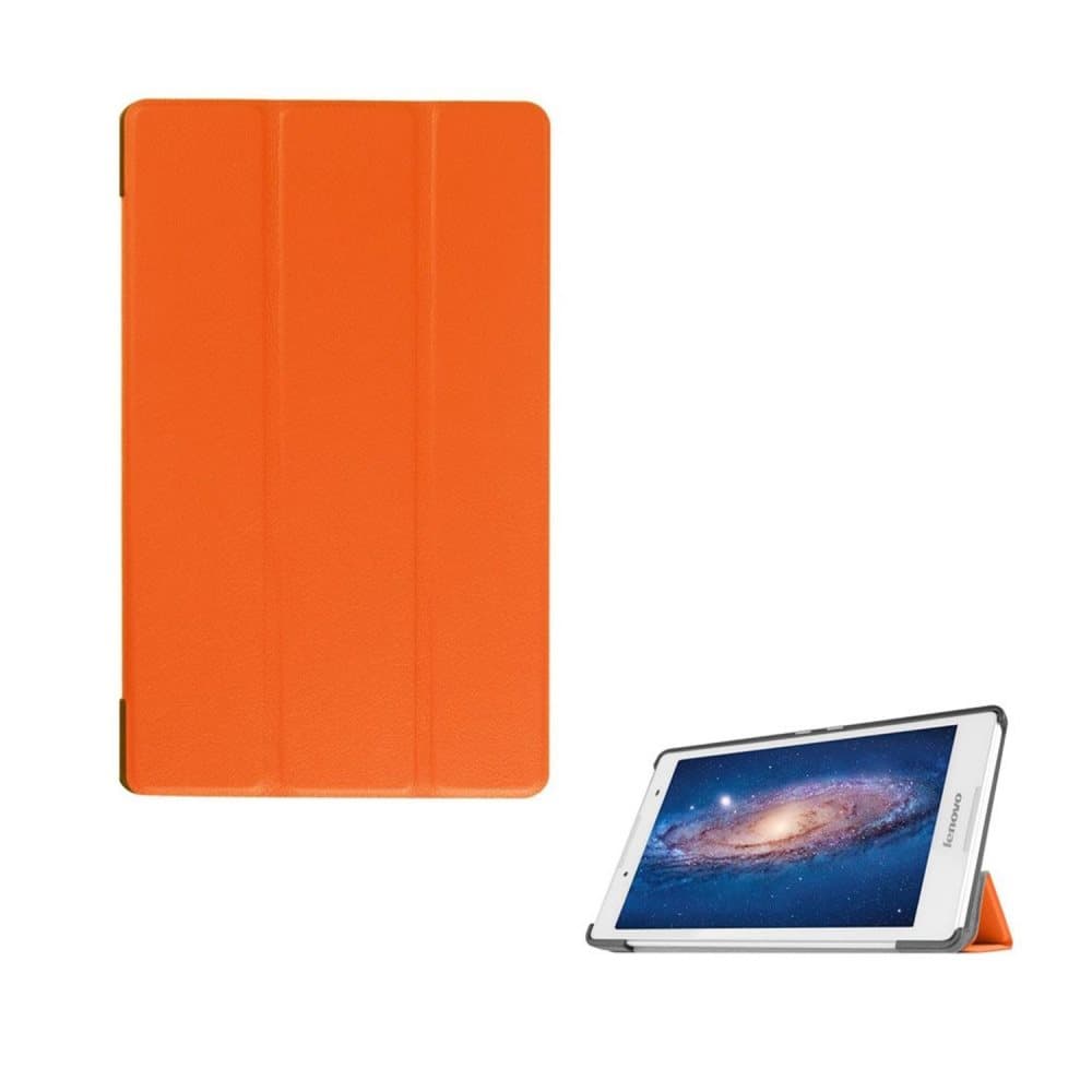Amdrup Lenovo Tab 3 8.0 Nahkakotelo Standillä - Oranssi