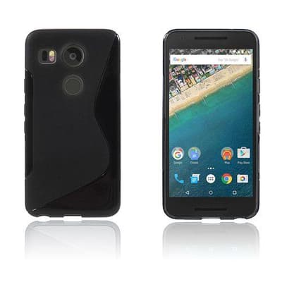 Lagerlöf Google Nexus 5X Kuori - Musta