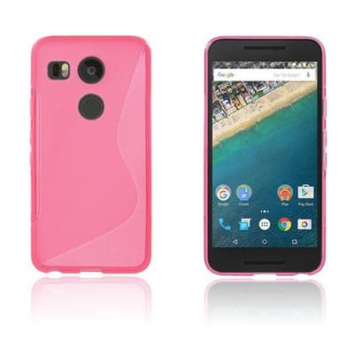 Lagerlöf Google Nexus 5X Kuori - Kuuma Pinkki