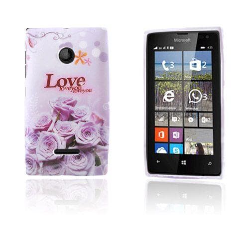 Westergaard Microsoft Lumia 435 Skal - Het Rosa Kärlek Mönst
