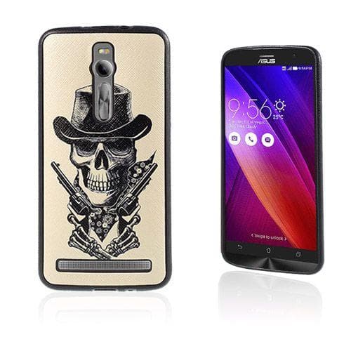 Westergaard Asus Zenfone 2 Suojakuori - Skeleton Cowboy