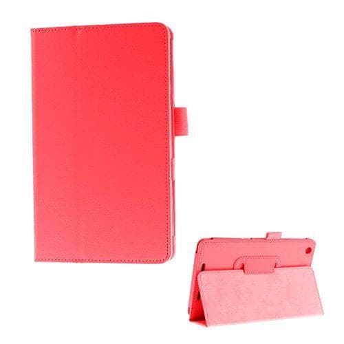 Gaarder Acer Iconia One 7 Læder Flip Etui - Rød
