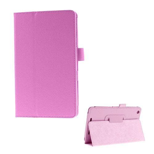 Gaarder Acer Iconia One 7 Læder Flip Etui - Lyserød