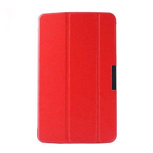 Garff LG G Pad 8.0 Læder Flip Etui - Rød