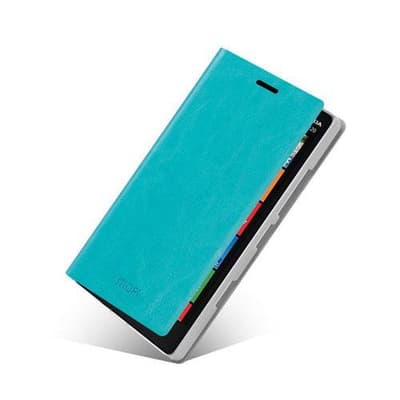 MOFI (Blå) Nokia Lumia 929 Læder Flip Etui