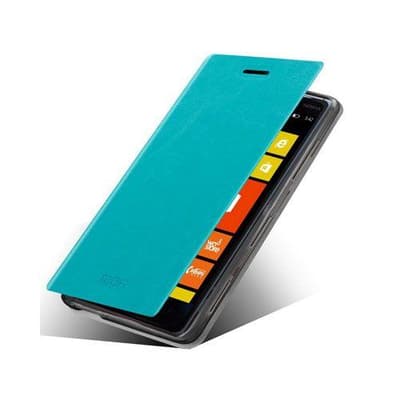MOFI (Blå) Nokia Lumia 830 Læder Flip Etui