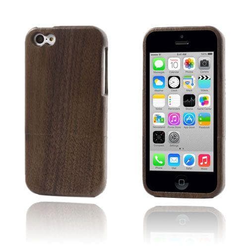Ægte Wood (Valnød) iPhone 5C Cover