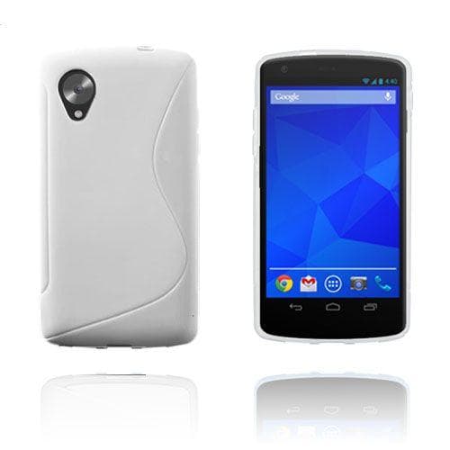 S-Line (Valkoinen) Google Nexus 5 Suojakuori