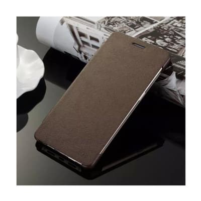 Mankell flip-etui i læder til OPPO R7s - Brun