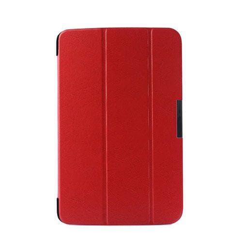 Garff LG G Pad 10.1 Læder Tri-Fold Etui - Rød