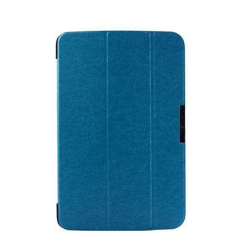Garff LG G Pad 10.1 Læder Tri-Fold Etui - Lyseblå