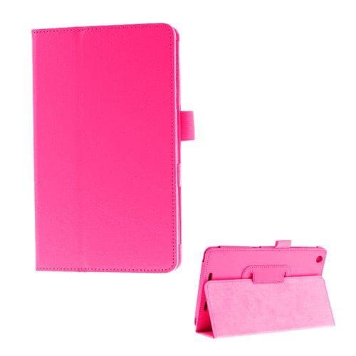 Gaarder Acer Iconia One 7 Læder Flip Etui - Hot Pink